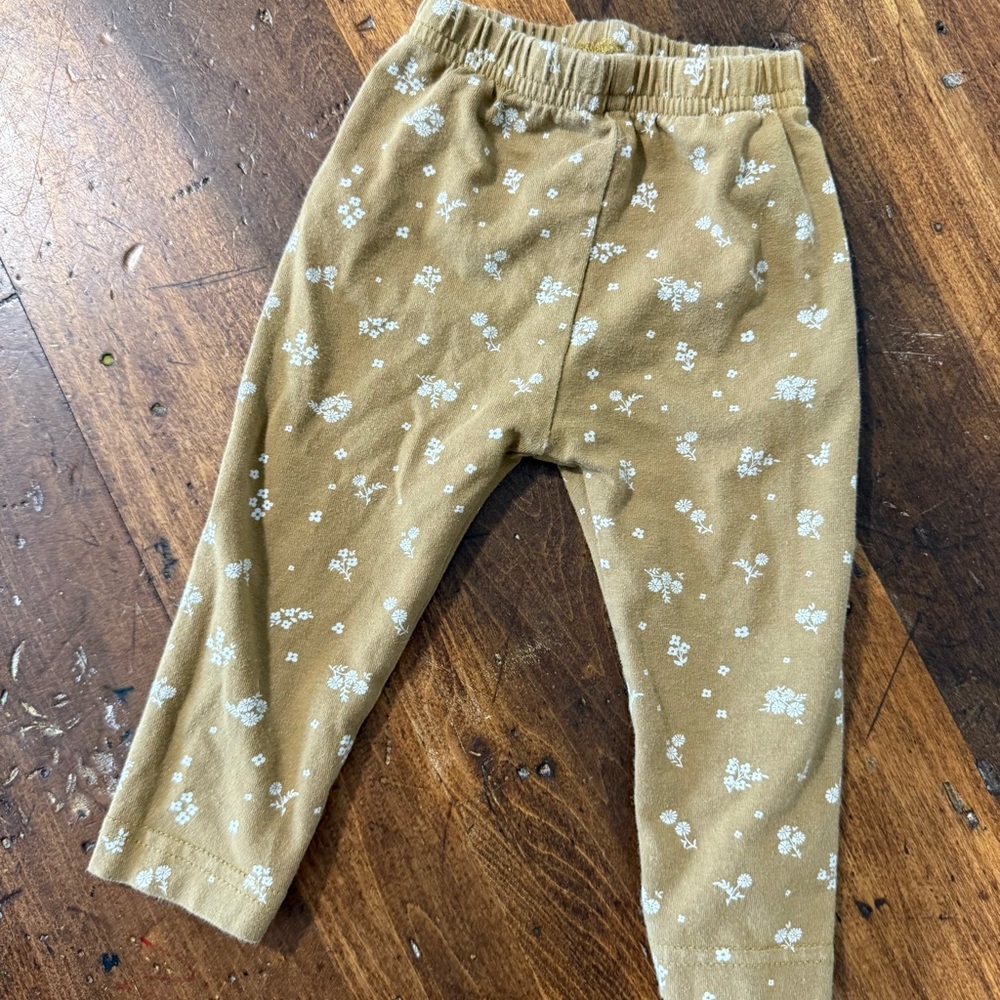 Jamie Kay Floral Kids Leggings - Tan